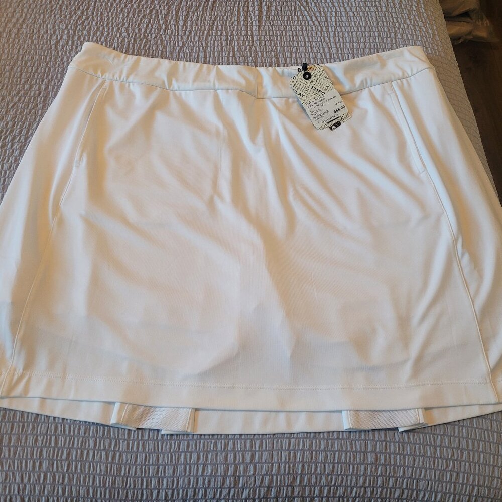EPNY-KNIT SKORT W/ BACK MESH PLEAT DETAIL- SZ XXL NWT